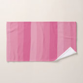 Uneven Stripes - Roze Bad Handdoek (Handdoek)