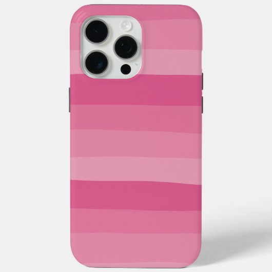 Uneven Stripes - Roze Case-Mate iPhone Case (Achterkant)