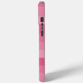 Uneven Stripes - Roze Case-Mate iPhone Case (Achterkant / Links)