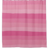 Uneven Stripes - Roze Douchegordijn (Voorkant)
