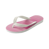 Uneven Stripes - Roze Kinder Teenslippers (Schuin)