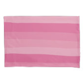 Uneven Stripes - Roze Kussensloop (Voorkant-Links)