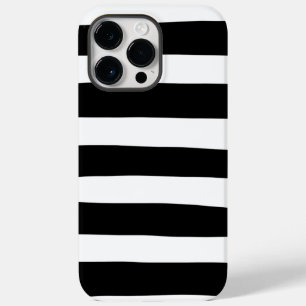 Uneven Stripes - zwart en wit Case-Mate iPhone 14 Pro Max Hoesje