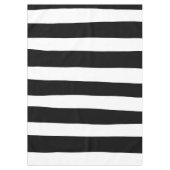 Uneven Stripes - zwart en wit Tafelkleed (Voorkant)