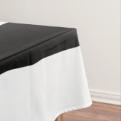 Uneven Stripes - zwart en wit Tafelkleed (Voorbeeld)