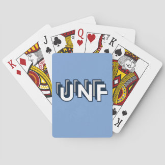 UNF - Universiteit van North Florida Blue Pokerkaarten