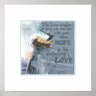 Unfail Love-Hope 12-inch x 12-inch afdrukken Poster