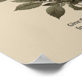 Unfailing love, Christian floral wall art Poster (Hoek)