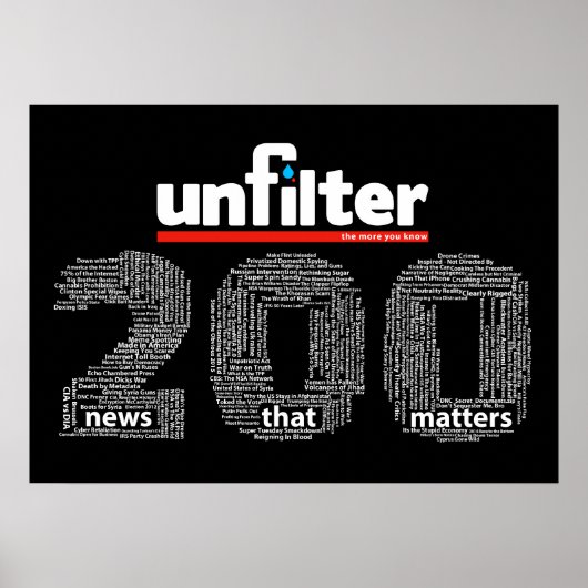 Unfilter 200 Poster (Voorkant)