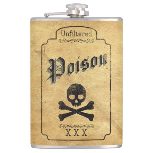 Unfiltered Poison - Donkere Gotische Humor Heupfles