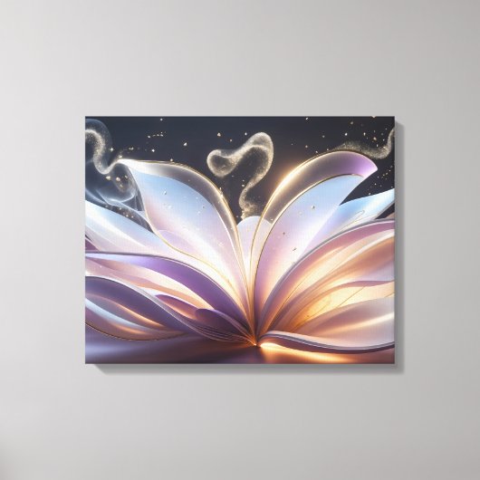 Unfolding Blooming Aura Canvas Afdruk (Voorkant)