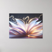 Unfolding Blooming Aura Canvas Afdruk (Voorkant)