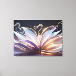 Unfolding Blooming Aura Canvas Afdruk