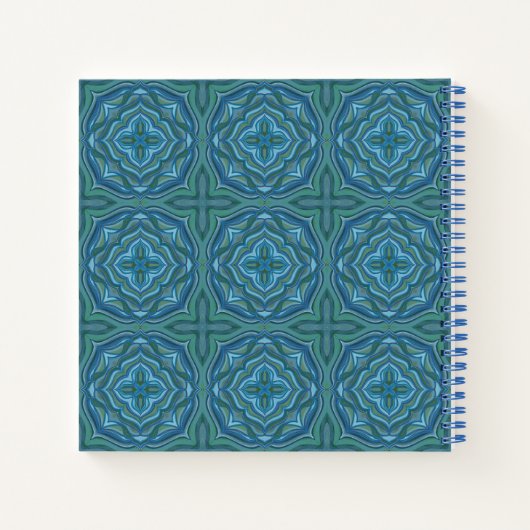 "Unfolding" Mandala Spiral Notebook Notitieboek (Achterkant)