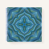 "Unfolding" Mandala Spiral Notebook Notitieboek (Voorkant)