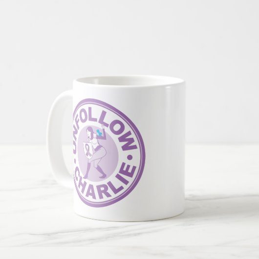 Unfollow Charlie Koffiemok (Voorkant links)