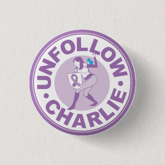 Unfollow Charlie Ronde Button 3,2 Cm