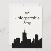 Unforgettable City Stay Custom Host Gift Card  Bedankkaart (Voorkant)
