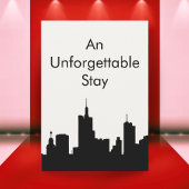 Unforgettable City Stay Custom Host Gift Card  Bedankkaart