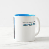 "Unforgettable" MRI-Mok Tweekleurige Koffiemok (Voorkant rechts)