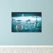 Unfrozen – Fragile Life Preserved Canvas Afdruk (Insitu (Houten vloer))