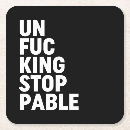 Unfu*Intrekbaar Kartonnen Onderzetters (Voorkant)