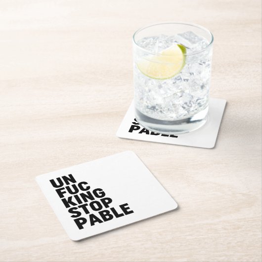 Unfu*Intrekbaar Kartonnen Onderzetters (Insitu)