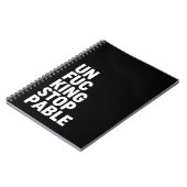Unfu*Intrekbaar Notitieboek (Linkerzijde)