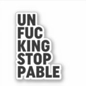 Unfu*Intrekbaar Sticker (Voorkant)