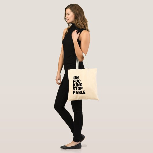 Unfu*Intrekbaar Tote Bag (Voorkant (model))