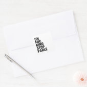 Unfu*Intrekbaar Vierkante Sticker (Envelop)