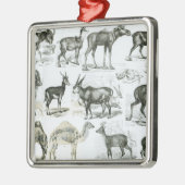 Ungalata of Hoofd Dieren Metalen Ornament (Links)