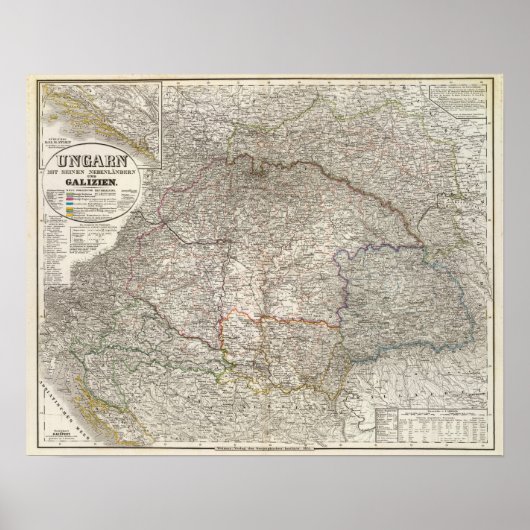 Ungarn, Galizien Poster (Voorkant)