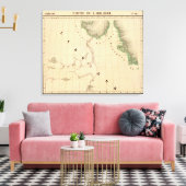 Ungava Peninsula en Noord-Labrador Canvas Afdruk (Insitu (Woonkamer))