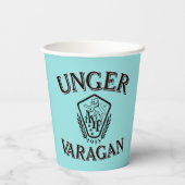 Unger Varagan Papieren Beker (Achterkant)