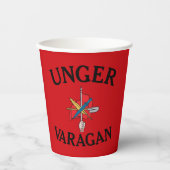 Unger Varagan Papieren Bekertje Bekers (Voorkant)