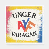 Unger Varagan papieren servet (Voorkant)