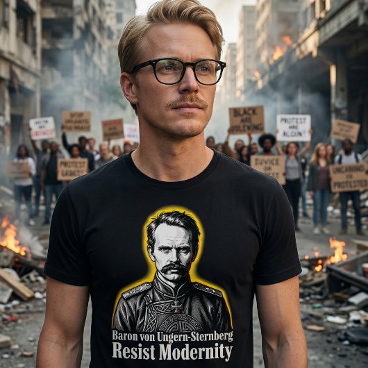 Ungern Sternberg Weerstaat Moderniteit Traditional Tri-Blend Shirt