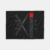 Ungovernable Shirts  Fleece Deken (Voorkant (Horizontaal))