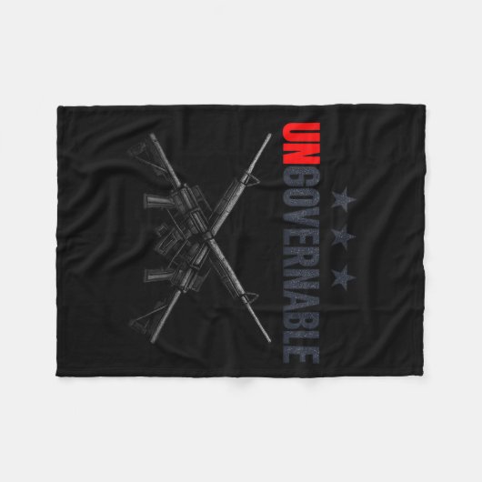 Ungovernable Shirts  Fleece Deken (Voorkant (Horizontaal))