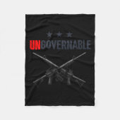 Ungovernable Shirts  Fleece Deken (Voorkant)