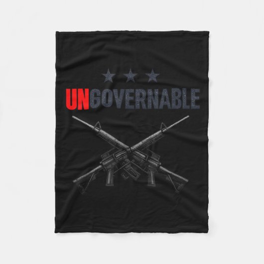 Ungovernable Shirts  Fleece Deken (Voorkant)