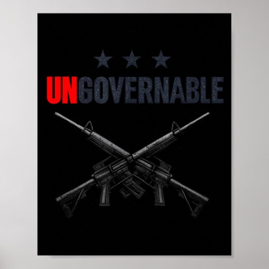 Ungovernable Shirts  Poster (Voorkant)
