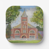 UNH THOMPSON HALL T HALL WATERVERF PAPIEREN BORDJE (Voorkant)