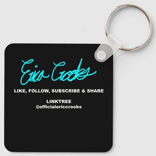 unhinged puppet art sleutelhanger (Achterkant)