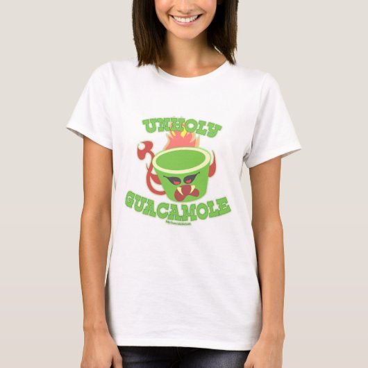 Unholy Guacamole Funny Guac Avocado Humor T-shirt (Voorkant)