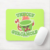 Unholy Guacamole Funny Guac Avocado Slogan Muismat (Met muis)
