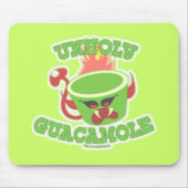 Unholy Guacamole Funny Guac Avocado Slogan Muismat (Voorkant)