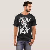 Unholy Satanic Nun Tattoos Classic T-Shirt (Voorkant volledig)