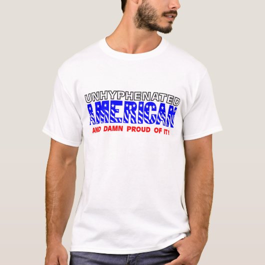 Unhyphened American T-shirt (Voorkant)